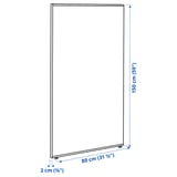 SIDORNA Room divider, grey, 80x150 cm