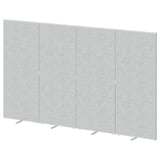 SIDORNA Room divider, grey, 320x195 cm