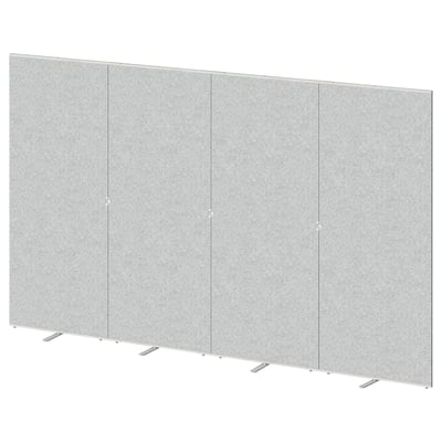 SIDORNA Room divider, grey, 320x195 cm
