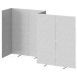 SIDORNA Room divider, grey, 324x160x195 cm