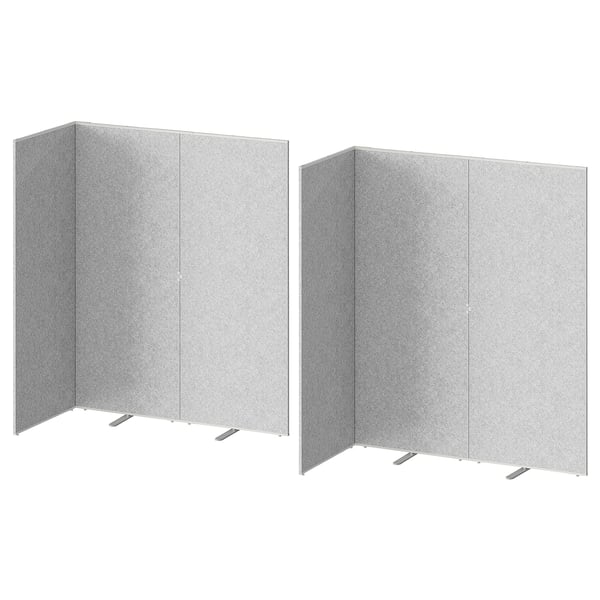 SIDORNA Room divider, grey, 324x160x195 cm