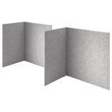 SIDORNA Room divider, grey, 324x160x150 cm