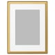 Option: SILVERHÖJDEN Frame, gold-colour, 30x40 cm