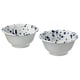 Option: SILVERSIDA Bowl, patterned/blue, 14 cm