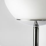 SIMRISHAMN Table lamp, chrome-plated/opal white glass, 42 cm