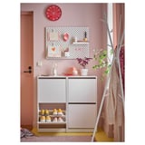 SKÅDIS Pegboard combination, white, 76x56 cm