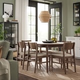 SKANSNÄS Extendable table, brown beech/veneer, 115/170 cm
