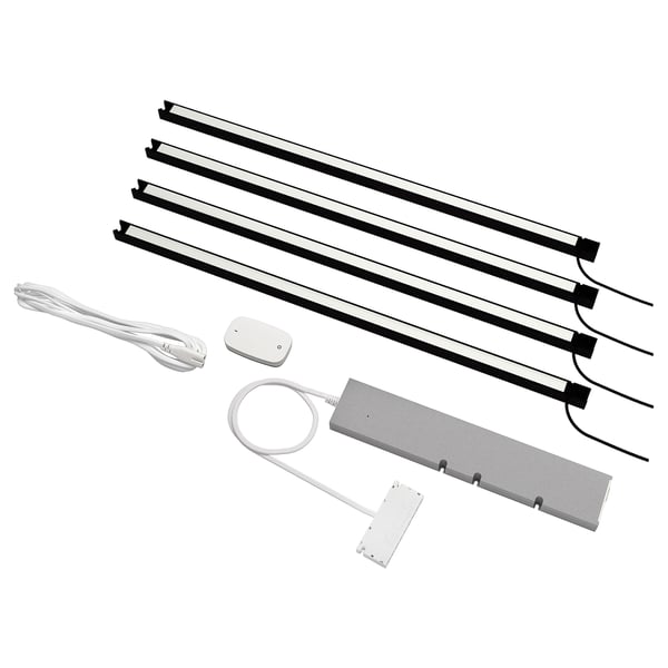 SKYDRAG / TRÅDFRI Lighting kit, anthracite, 60 cm