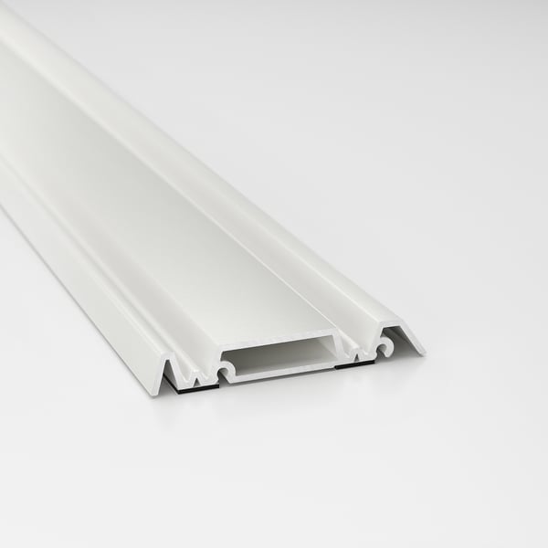 SKYTTA Rail for sliding door frame, 2 tracks white