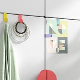 SMÅSTAD / PLATSA Wardrobe, white white/with 2 clothes rails, 60x57x181 cm