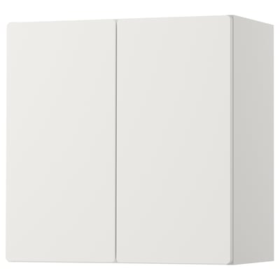 SMÅSTAD Wall cabinet, white white/with 1 shelf, 60x32x60 cm