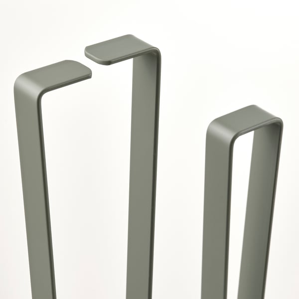 SMÅTUNGA Kitchen roll holder, grey-green
