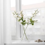 SMYCKA Artificial flower, Sweet pea/white, 60 cm