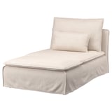SÖDERHAMN Cover for chaise longue, Gransel natural
