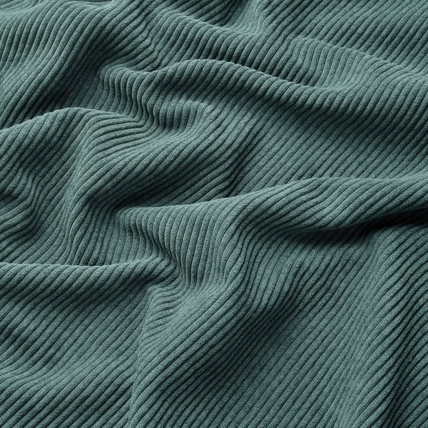 SÖDERHAMN Cover for chaise longue section, Kelinge grey-turquoise