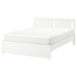 SONGESAND Bed frame, white/Leirsund, 160x200 cm