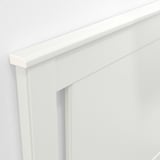 SONGESAND Bed frame with 2 storage boxes, white, 160x200 cm