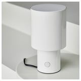 SPETSBOJ Table lamp, dimmable/white, 22 cm