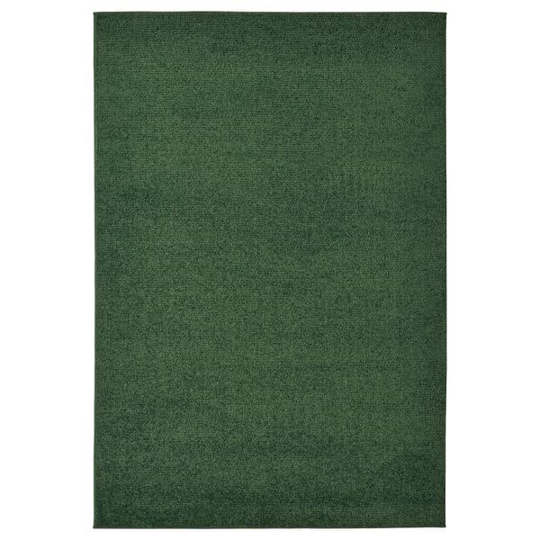 Sporup سجاد وبر قصير أخضر غامق 133x195 سم Ikea