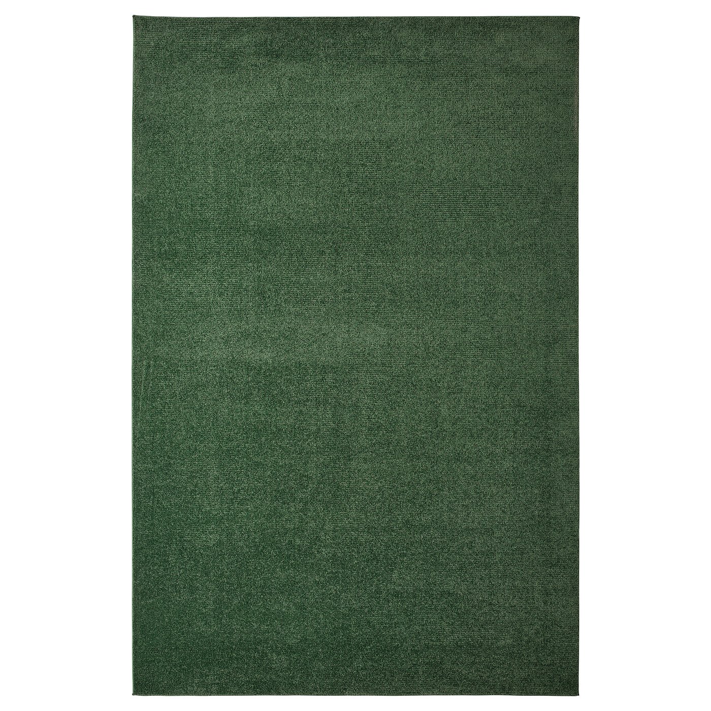 Sporup Rug Low Pile Dark Green Ikea
