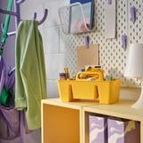 STACKSTOD Desk organiser, yellow, 32x18x16 cm