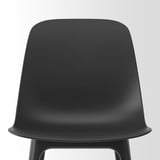 STENSELE / ODGER Table and 2 chairs, anthracite anthracite/anthracite, 70 cm