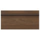 Option: STENSTA Drawer front, dark brown ash veneer, 40x20 cm