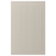 STENSUND 2-p door f corner base cabinet set, beige, 25x80 cm