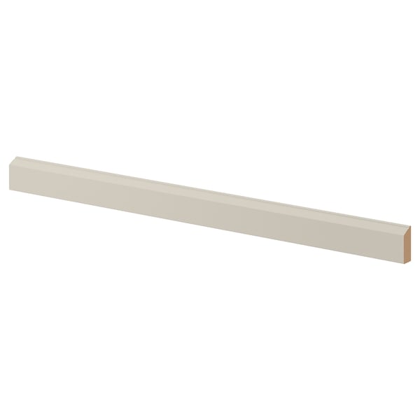 STENSUND Contoured deco strip/moulding, beige, 221x3 cm