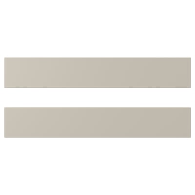 STENSUND Drawer front, beige, 60x10 cm
