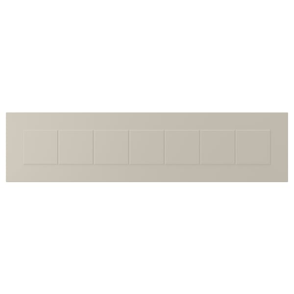 STENSUND Drawer front, beige, 80x20 cm