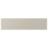 STENSUND Drawer front, beige, 80x20 cm