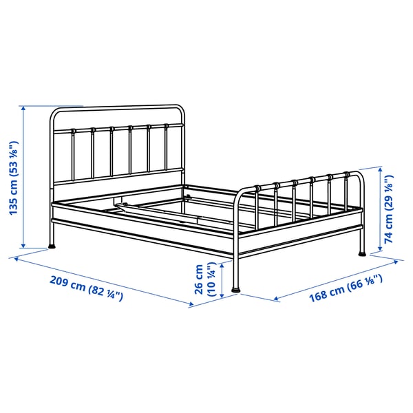 STJÄRNÖ / GRÅFJÄLLET Bedroom furniture, set of 3, anthracite, 160x200 cm