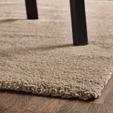 STOENSE Rug, low pile, beige, 133x195 cm