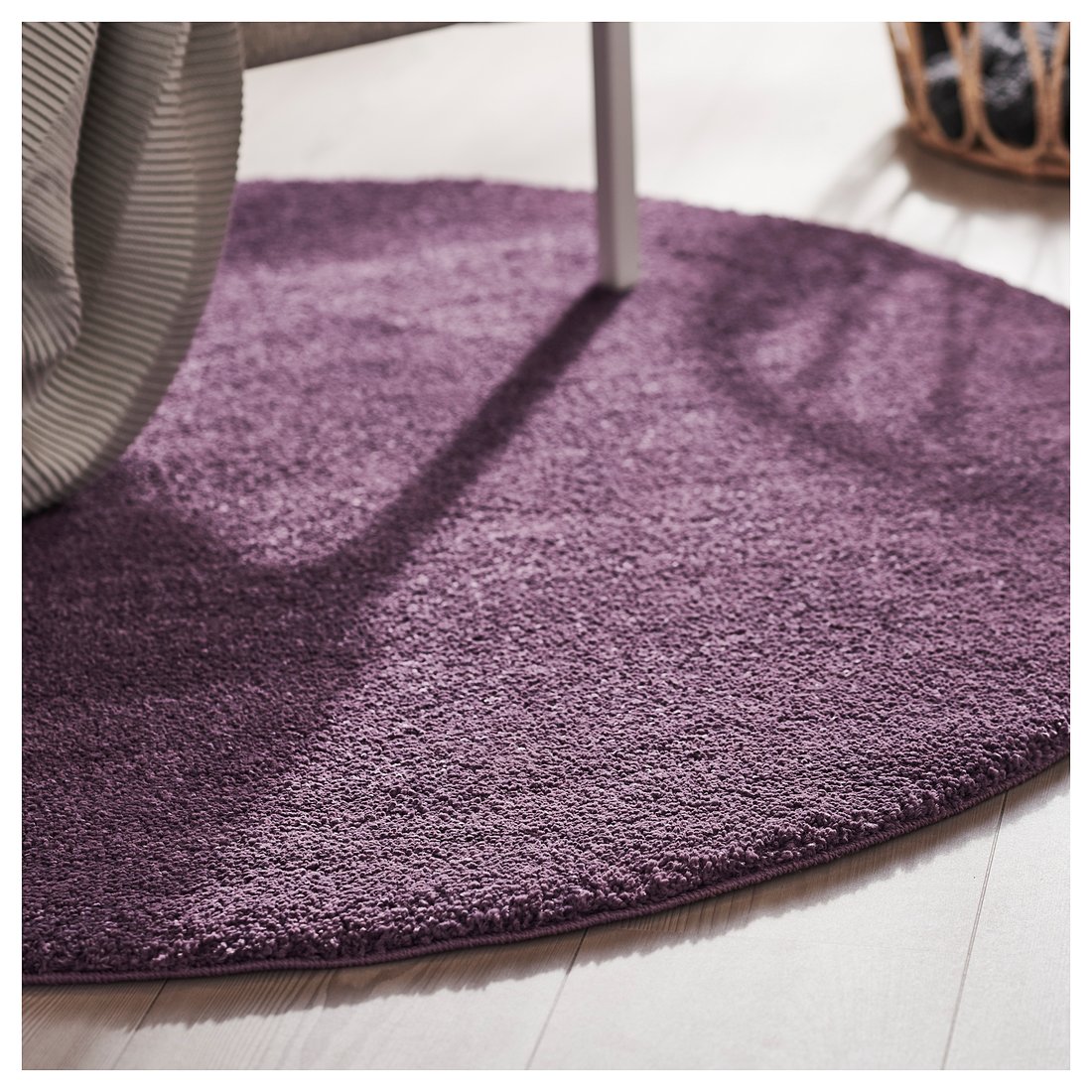 STOENSE Rug, low pile purple IKEA