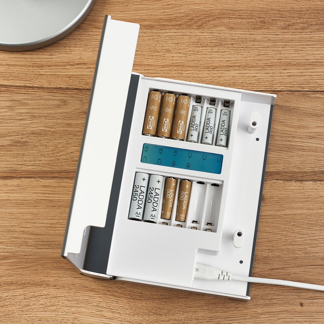 STORHÖGEN Battery charger with storage, white IKEA