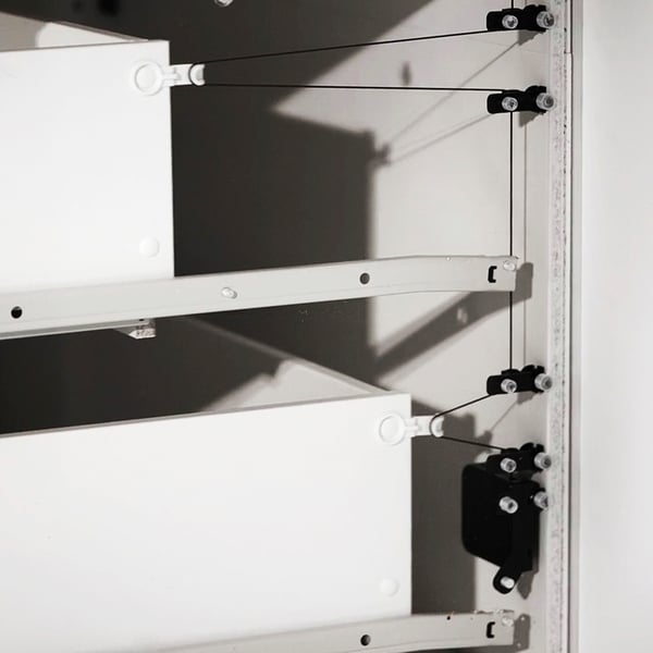 STORKLINTA Chest of 3 drawers, white, 70x50x75 cm