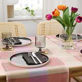 STRANDFLOKA Table-runner, patterned/multicolour, 35x130 cm