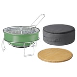 STRANDÖN Barbecue, charcoal green