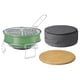 STRANDÖN Barbecue, charcoal green
