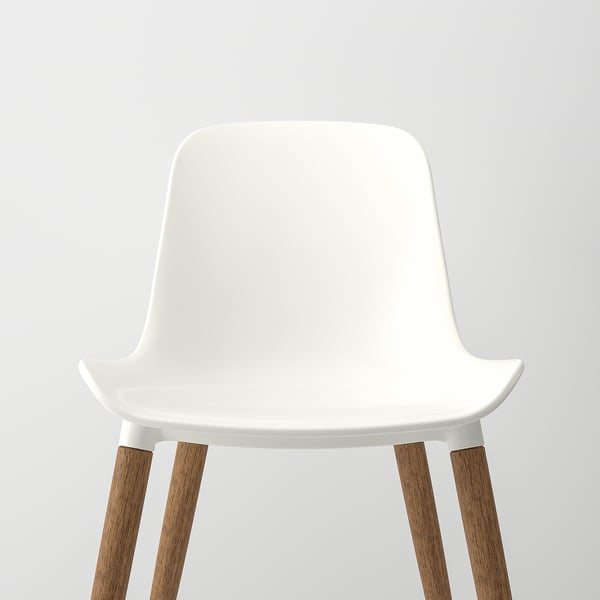 STRANDTORP / GRÖNSTA Table and 4 chairs, brown/white, 150/205/260 cm