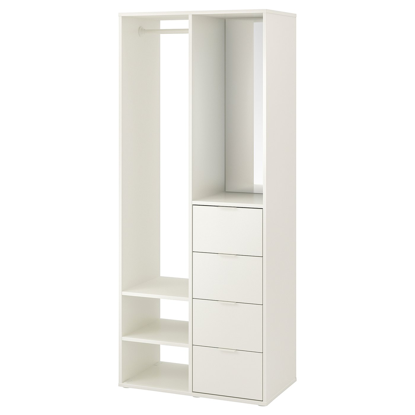 Sundlandet Open Wardrobe White Ikea