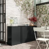 SUNDSÖ Cabinet, anthracite outdoor/indoor, 60x35x86 cm