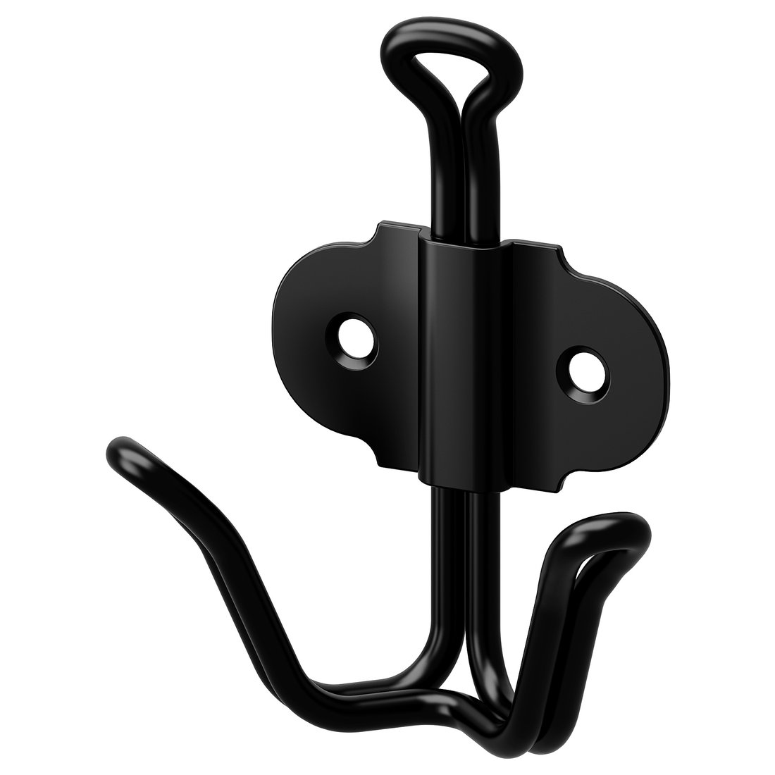 SVARTSJÖN Double hook black IKEA