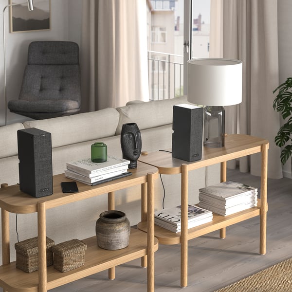 SYMFONISK Wi-Fi bookshelf speakers, white/set of 2 gen 2