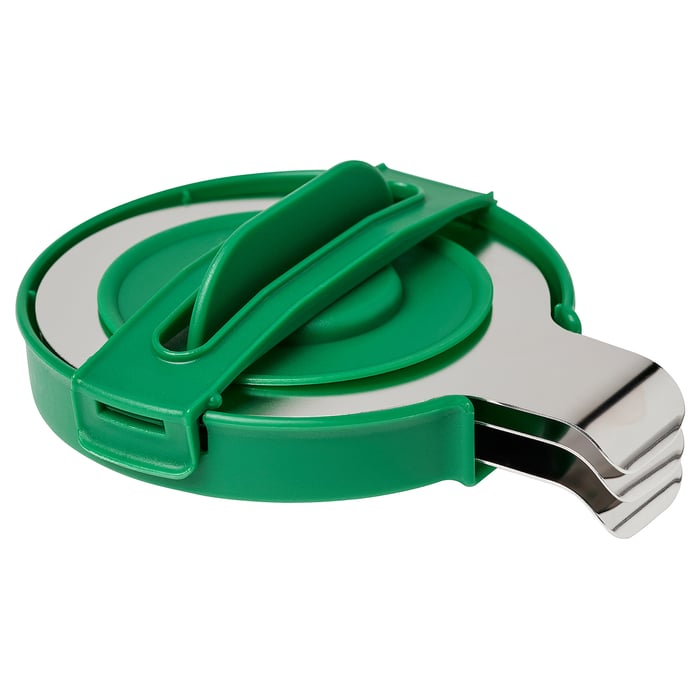 TABBERAS vegetable slicer, set of 4, stainless steel/green IKEA