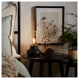 TÄRNABY Table lamp, dimmable anthracite, 25 cm