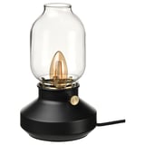 TÄRNABY Table lamp, dimmable anthracite, 25 cm