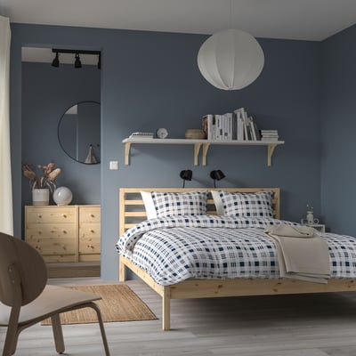 TARVA Bed frame, pine, 160x200 cm