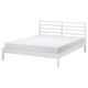 TARVA Bed frame, white stained, 140x200 cm
